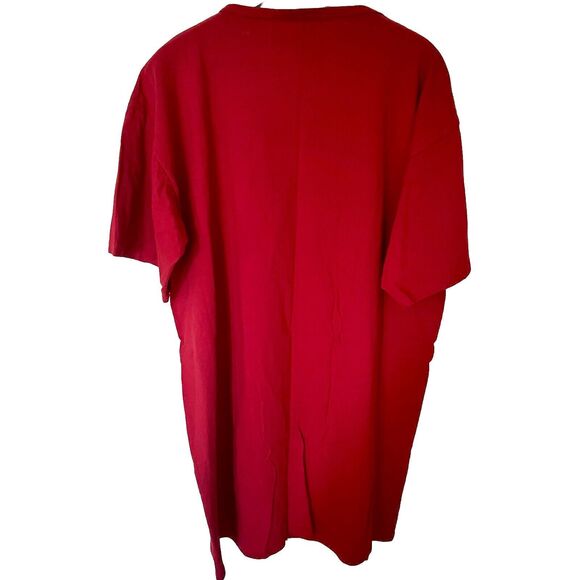 Vintage Florida Y2K Floral Graphic Print Single Stitch Long Tshirt Dress OSFA - Picture 7 of 8